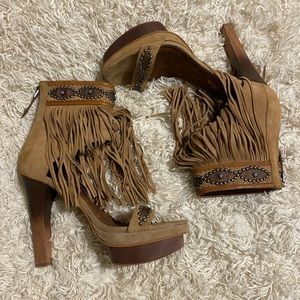 Sam Edelman Fringe Heels